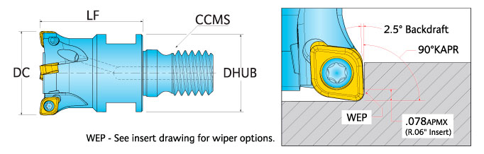Ingersoll Series: 15V1D - Backdrack & Finish End Mill