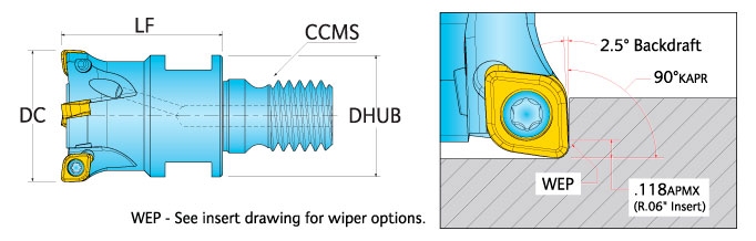 Ingersoll Series: 15V1G - Backdraft Finish End Mill