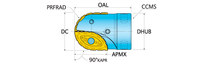 Ingersoll Series: 1BW7 - Roughing Ball Nose End Mill