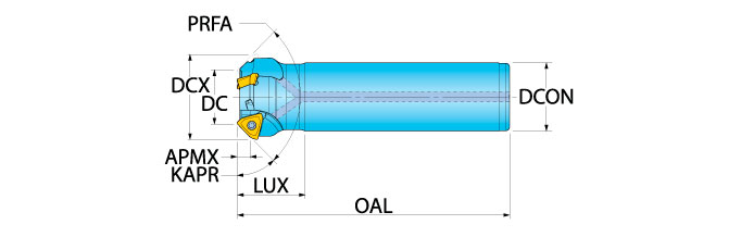 Ingersoll Series: 1K_1D - Chamfer End Mill