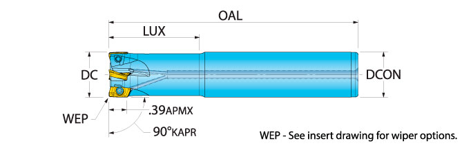 Ingersoll Series: 1VX1F_R01 - 90° Router Mill