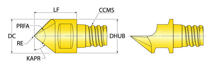 Ingersoll Series: 45Q_RA - Engraving Tip