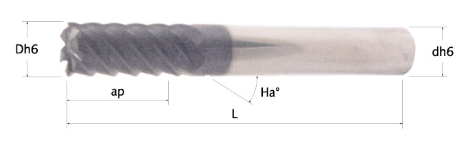 Ingersoll Series: 48J_RJ - 90° End Mill