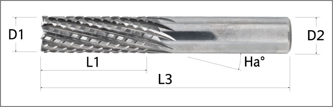 Ingersoll Series: 49JRL - 90° End Mill