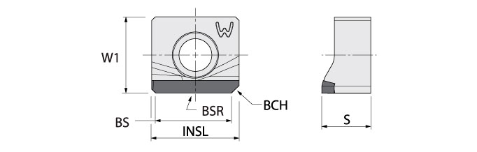 Ingersoll Series: ANED12_CBN - CBN Tipped Insert