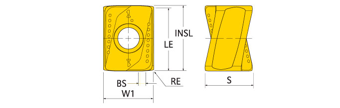 Ingersoll Series: ANHU12_FR - Insert For SS/Hi-Temps