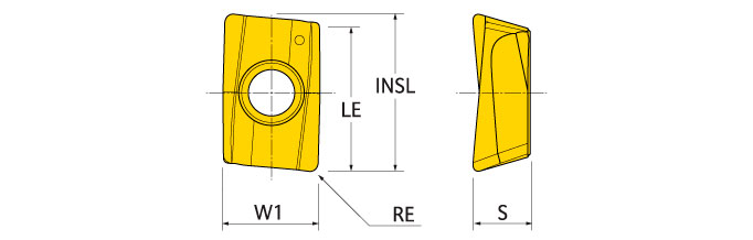 Ingersoll Series: AOCT12_P - Insert For Non-Ferrous