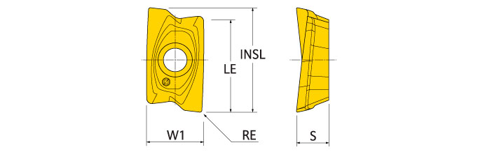 Ingersoll Series: AOMT18_P - Insert For Non-Ferrous