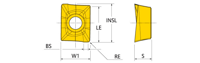 Ingersoll Series: APKT08 - Multi-Purpose Insert