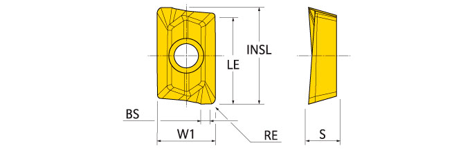 Ingersoll Series: APKT12 - Multi-Purpose Insert