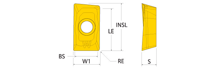 Ingersoll Series: APKT16_W - Wiper