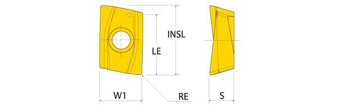 Ingersoll Series: BOCT09_P - Insert For Non-Ferrous