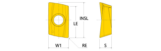 Ingersoll Series: BOCT13_P - Insert For Non-Ferrous