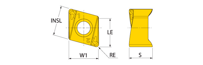 Ingersoll Series: MNHU11_M - Multi-Purpose Insert