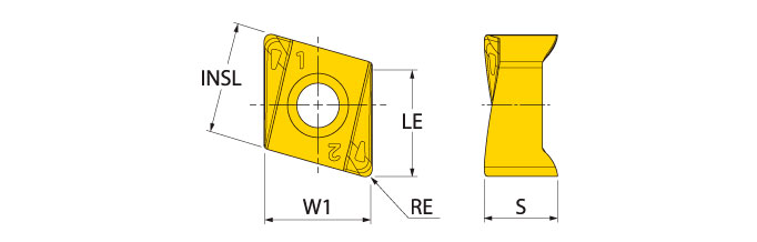 Ingersoll Series: MNHU14_M - Multi-Purpose Insert