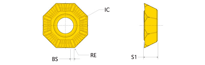 Ingersoll Series: OFCT05_HR - Insert For SS/Hi-Temps