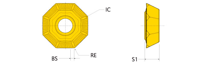 Ingersoll Series: OFCT07_HR - Insert For SS/Hi-Temps