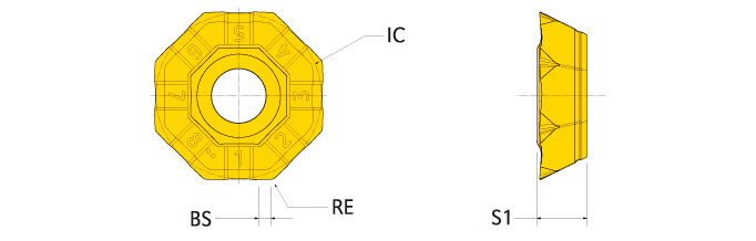 Ingersoll Series: OFCT07_P - Insert For Non-ferrous