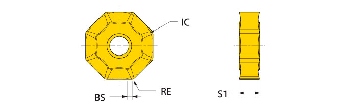 Ingersoll Series: ONCU09_P - Insert For Non-Ferrous