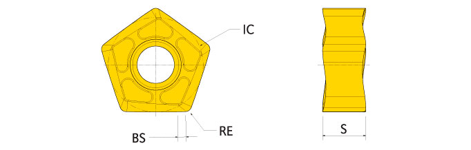 Ingersoll Series: PNCU08_HS - Insert For SS/Hi-Temps