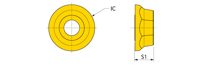 Ingersoll Series: RCLT1606M0TN-PH 16 Mm IC Round