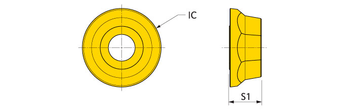 Ingersoll Series: RCLT1606M0TN-PH2 16 Mm IC Round