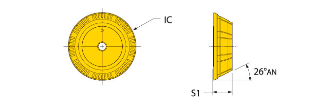 Ingersoll Series: RFMR19 19 Mm IC Round
