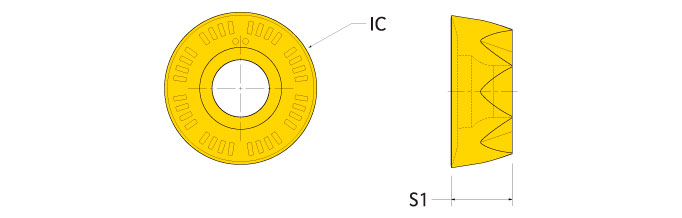 Ingersoll Series: RJLT1605MON 16 Mm IC Round