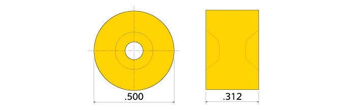 Ingersoll Series: RNGX .500" IC Round