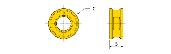 Ingersoll Series: RNLU1004MON-M 10 Mm IC Round