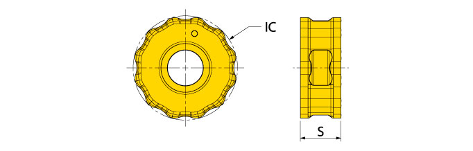 Ingersoll Series: RNLU1606MON-S 16 Mm IC Round