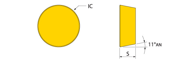 Ingersoll Series: RPGN_E04 .500" IC Round