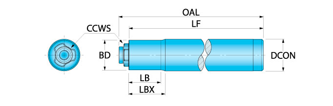 Ingersoll Series: S*L*SA - Steel Shank Necked