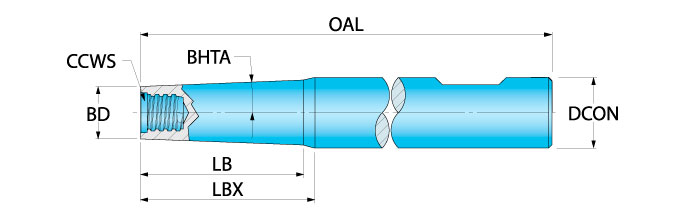Ingersoll Series: S_T_K - Steel Weldon Cone Neck