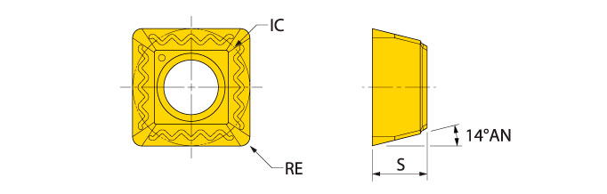 Ingersoll Series: SDMT_RBE - Multi-Purpose Insert