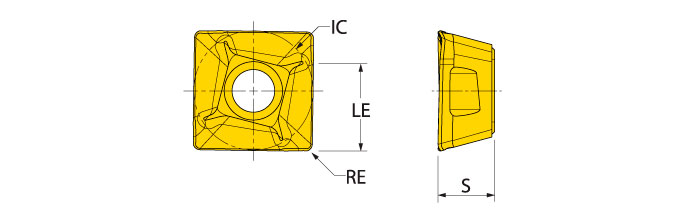 Ingersoll Series: SDMT12 - Multi-Purpose Insert