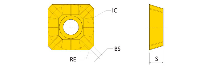 Ingersoll Series: SHEH15_P - Insert For Non-Ferrous