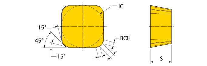 Ingersoll Series: SPEN12 - SiN Insert