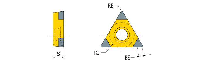 Ingersoll Series: TCHW11_WCT - PCD Tipped Insert