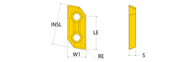 Ingersoll Series: XEET25 - Insert For Non-Ferrous