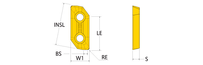 Ingersoll Series: XEET25_PW - Crowned Wiper
