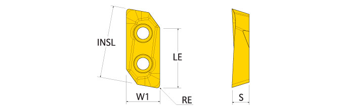 Ingersoll Series: XPET14_P - Insert For Non-Ferrous