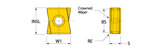 Ingersoll Series: YXM Finishing Insert