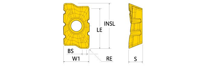 Ingersoll Series: ZOMT17 - Insert With Chip Splitters