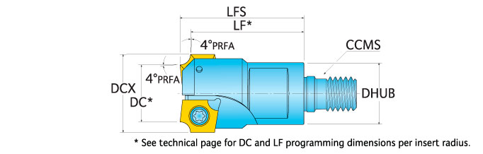 Ingersoll Series: 15R4H - Corner Round End Mill (Metric)