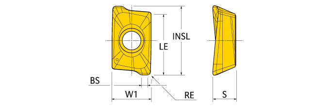 Ingersoll Series: AOMT12_HS - Insert For SS/Hi-Temp/Ti