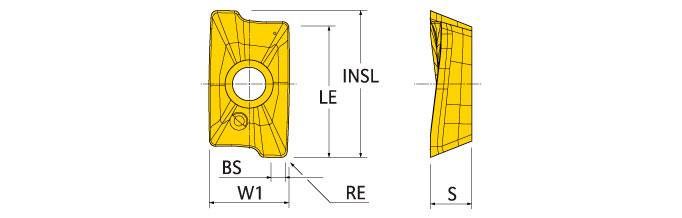 Ingersoll Series: AOMT18_HS - Insert For SS/Hi-Temp/Ti