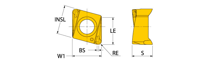 Ingersoll Series: MNCU14_AL - Insert For Alum Face Wiper