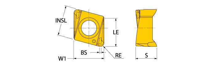 Ingersoll Series: MNHU06_HW - SS/Hi-Temp/Ti Face Wiper