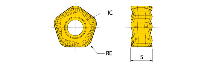 Ingersoll Series: PNCU10_ML - Insert For SS/Hi-Temp/Ti